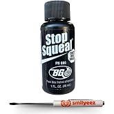 Smilyeez Listing for BG Stop Squeal Brake Noise Eliminator, PN 860, 1 fl. oz. (29 mL) - Disc Brake Pad Treatment Stops Squeaking, Squealing (1 Bottle) Bundle Pocket Screwdriver