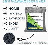 RUN HELIX Bamboo Activated Charcoal Air Purifying Bags 4x200g Odor Eliminator view 3