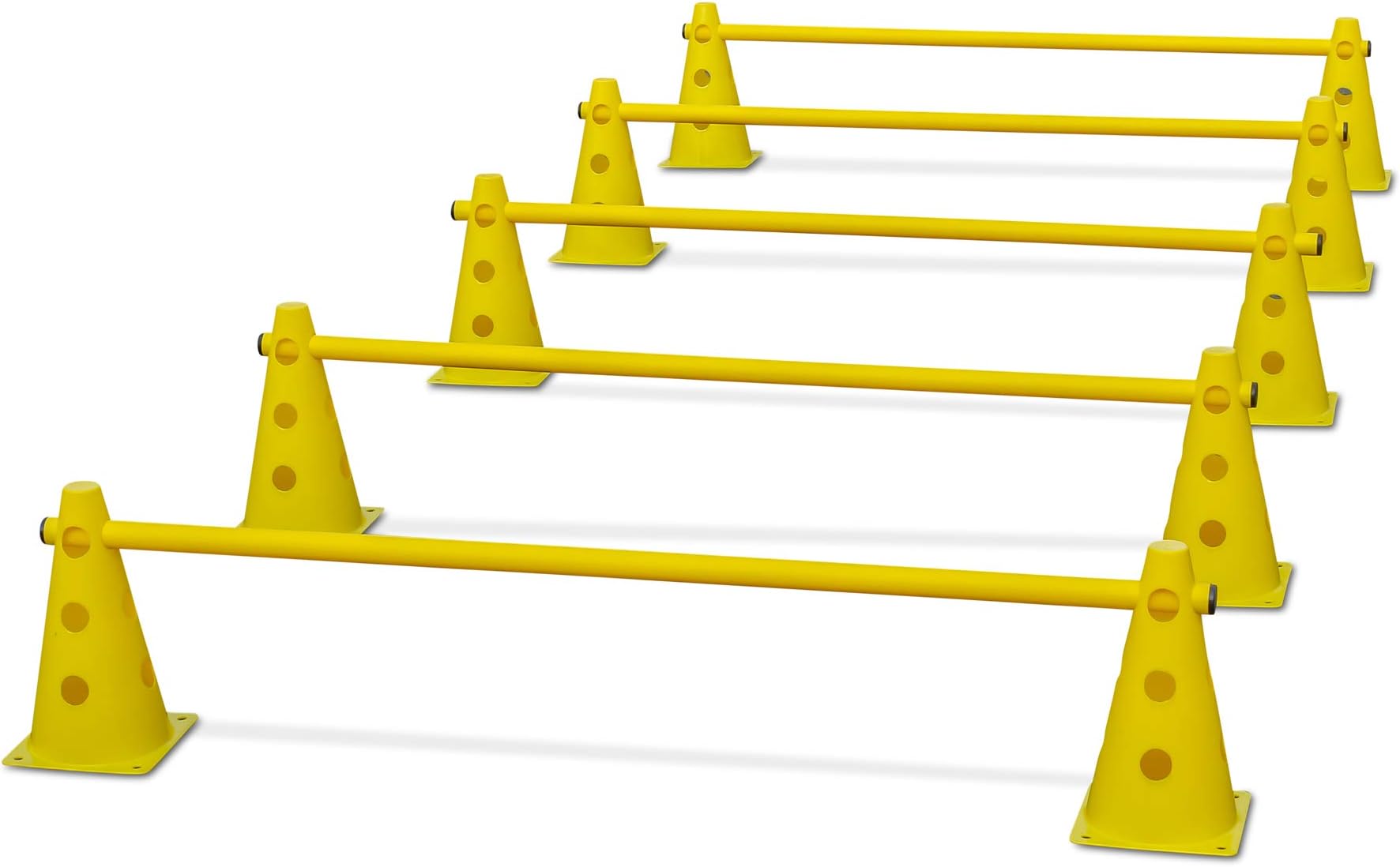 HAEST - The Adjustable Agility Hurdle Set for all kinds of Sports - Four Colours