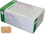 Safety First Aid HypaPlast Large Fabric Plasters 7.2x5cm Pack of 100 Sterile