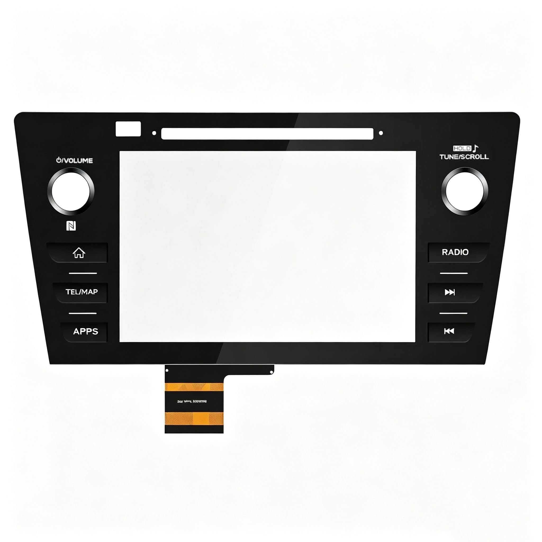 Arfepa 86471-AL65A Reemplazo del digitalizador de pantalla táctil - Compatible con Subaru Legacy & Outback 2018-2019 86471-AL65B, 86471-AL66A, 86471-AL68A (botón TEL/MAP)