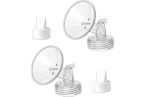 MOOMentaneous 20mm Flange and Duckbill Valve Compatible with Spectra S1/S2 and Spectra 9 Plus Not Original Spectra Pump Parts Replacement