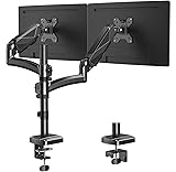 MOUNTUP Dual Monitor Stand, Height Adjustable