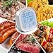 Touchscreen Digital Meat Thermometer with Timer Alert Function for Barbecue and Kitchen Cooking Grill Steak
