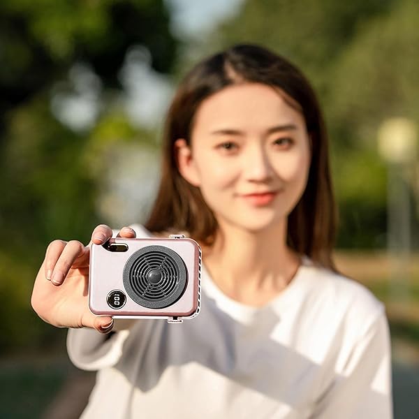 QINX Smart Home Mode   Cmara porttil para ordenador de sobremesa o de oficina ventilador de verano ventilador USB pequeo ventilador color rosa