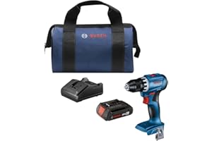 Bosch GSR18V-400B12 18V Compact Brushless 1/2 In. Drill/Driver Kit with (1) 2 Ah Standard Battery