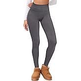 Hi Clasmix Fleece Lined Leggings Women - Seamless Thermal Winter High Waisted Tummy Control Thick Warm Yoga Pants
