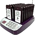 PANDAAR Restaurant Pager System,16 Pagers and Beepers for Restaurant Waiting,1640ft Long Range,Waterproof Social Distancing Pagers for Restaurants,Food Truck,Church Nursery