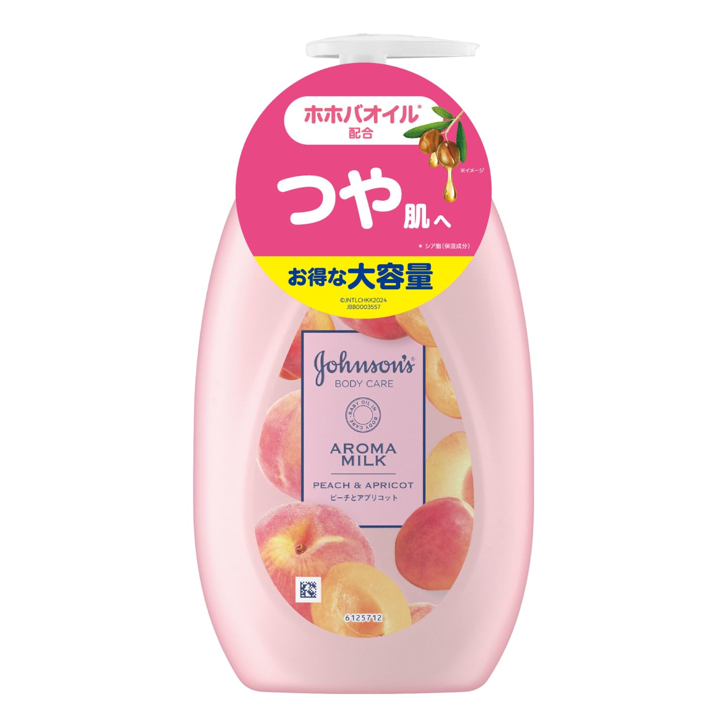 ジョンソン ボディケア ラスティングアロマミルク 500ml ピーチとアプリコットの香りの商品画像