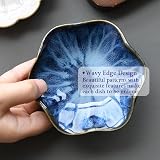 Arefen Ceramic Spoon Rest Set, Flower Shape Dish for Tea & Coffee view 4