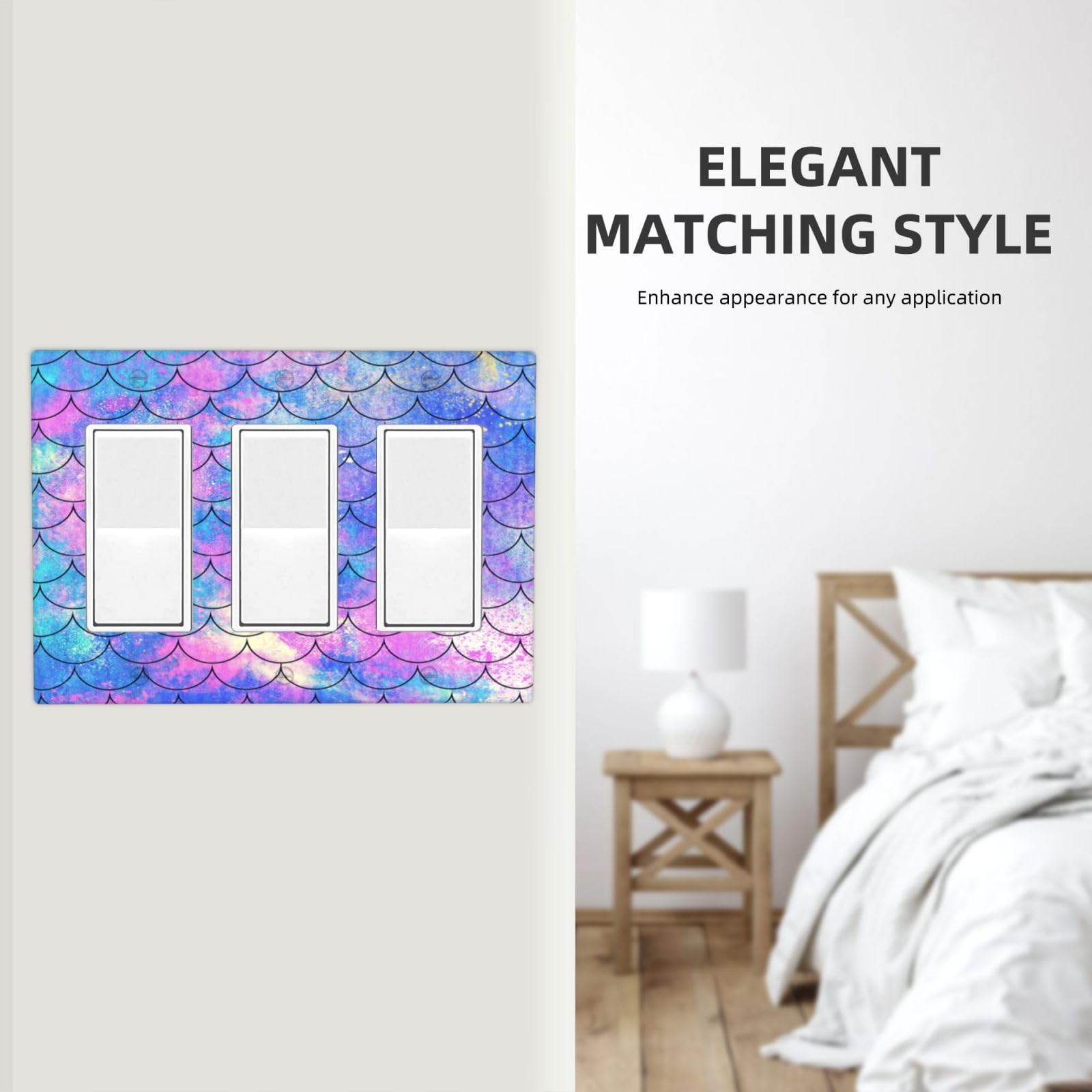 Yamxbfa Ocean Pastel Retro Mermaid Core Triple