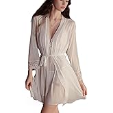 METWAY Women's Babydoll Lingerie Nightgown Sheer Lace Sexy Sleepwear Mesh Wedding Bridal Lingerie and G String Set