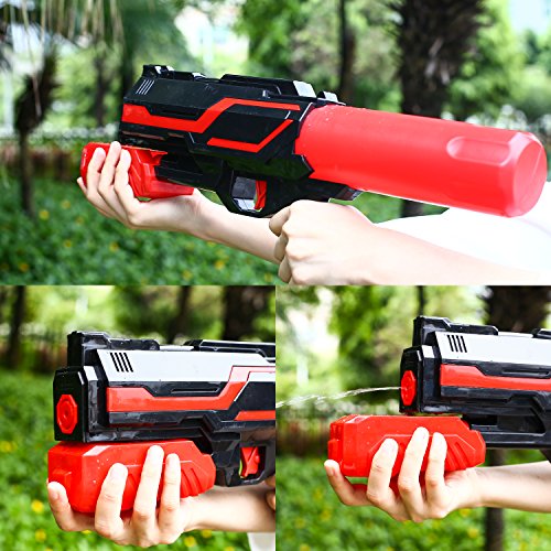 YOUNG CHOI'S 2 Packs Water Toy, Kids Toy Large Portable Water Gun Summer Beach Toys for Party and Outdoor Activity - Thumbnail 2