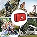 Best The Seller Emergency First Aid Kit 180 piece Medical Supplies Survival Bag for Car Travel Waterproof Emergency Box Outdoor Auto Camping Office Sports and Home