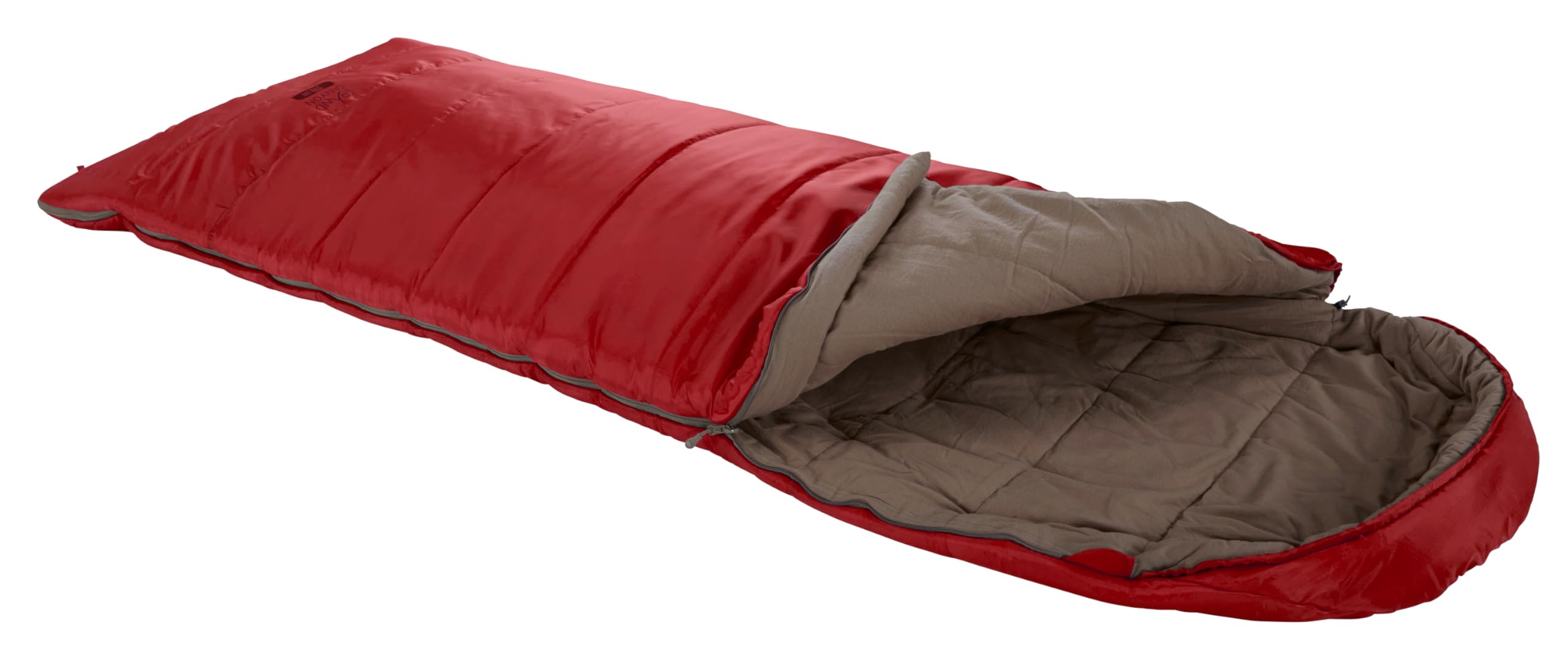 Grand Canyon UTAH 190 sleeping bag - Premium sleeping bag for outdoor camping - Limit -2° - Red Dahlia
