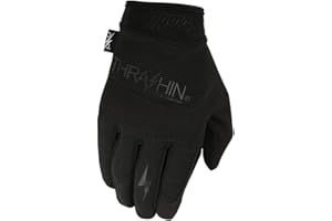 Thrashin Supply Covert V2 Mens Textile Gloves Black/Black MD