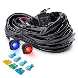 MICTUNING Heavy Duty 14AWG 300W 2-Circuit Led Light