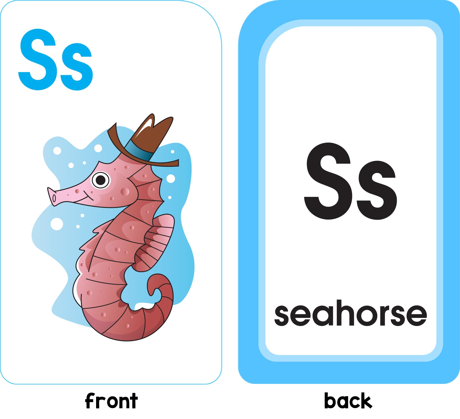 School Zone Alphabet Fun Flash Cards: 56 Cards, Preschool, Kindergarten, ABCs, Uppercase and Lowercase Letters, Spelling, Ages 4 to 6