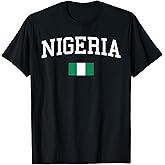 Nigerian Flag Men Women Kids Nigeria T-Shirt