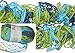 Clearance Pack of 3 Balls Metallic Dee Ruffle Scarf Yarn Mix Colors Lot (mix27)