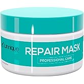UNNIQUE KBS Hair Repair Mask - Intensive Hydration & Damage Control with Argan Oil & Amino Acids, Hair Treatment Masque - Repair Dry, Damaged, & Frizzy Hair 16.9 Fl Oz