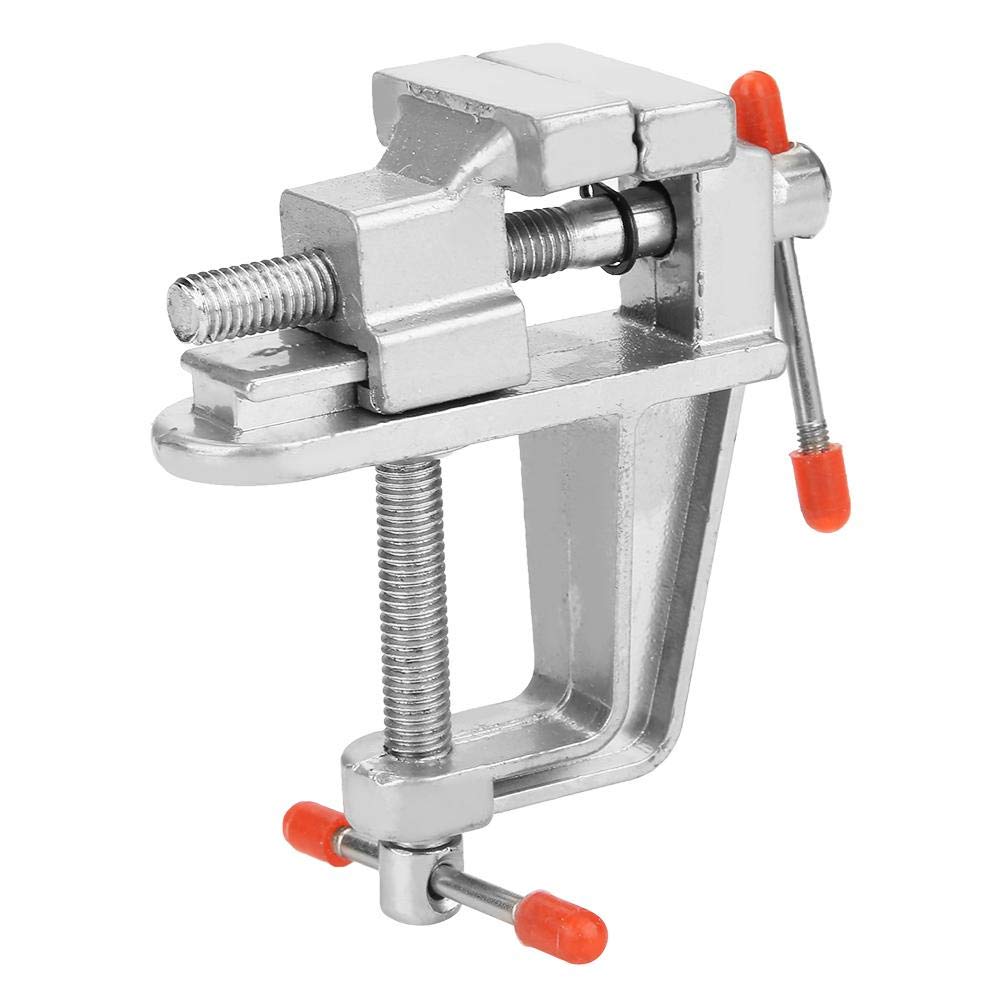 Mini Flat Clamp Table, Jaw Bench Clamp Universal Table Vice Drill Press Vice Opening Table Vise for Woodworking, Cutting Conduit, Drilling, Metalworking