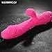 G-Spot Vibrator Rabbit Vibrator Clitoris Vagina 10 Speed Silicone Stimulation Adult Sex Toy for Women (Pink)