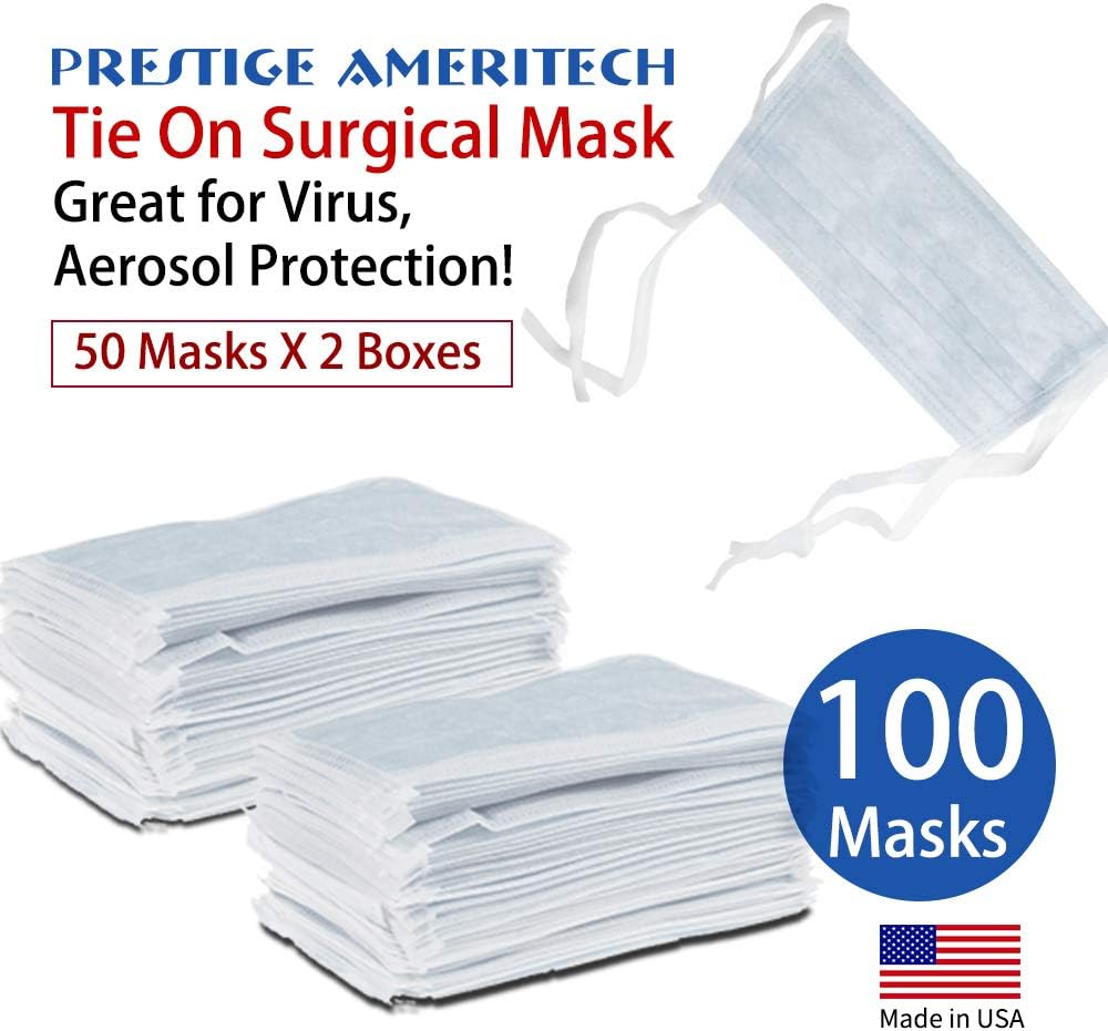 4Ply Medical Mask - Disposable Medical face Masks with individually Packaged, Great for Dust, Germ and Virus Protection and Personal Health
