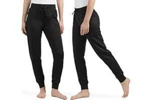 TEX2FIT 2-Pack Women’s Stretchy Jogger Pants- Running Workout Yoga Athletic Sweatpants for Women