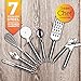 Golden Chef - Premium 22-PIECE Stainless Steel & Silicone Cooking Utensils Home Kitchen Tools And Gadgets Set - Includes Measuring Cups, Spoons, And Free Silicone Glove