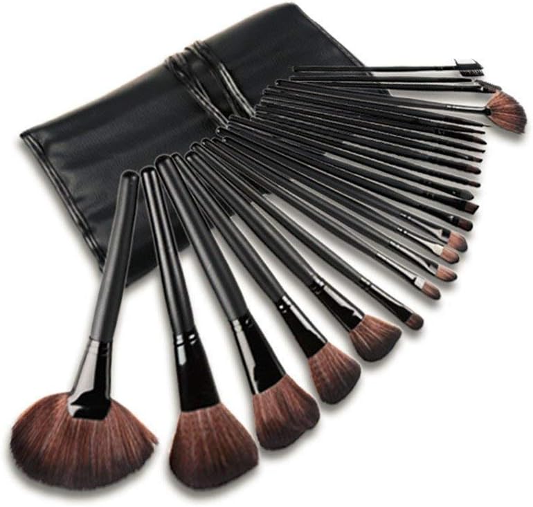 Sunjas 24-piece professional cosmetic make-up brush set