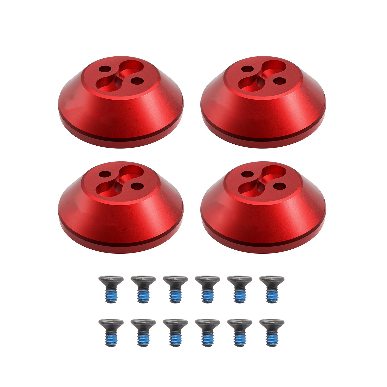 CERFFOOL Motor Cover for DJI Avata 2 Aluminum Alloy Protective Cap for Drone's Engine Anti-Dust Anti-Scratch Protection Mounts Drone Moisture Proof Protector Accessories (Red)