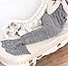 Kpblis Knitted Mermaid Tail 71-Inch–by–35-Inch Blanket Gray