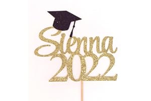 Atelier Elegance ANY NAME Graduation Cake Topper, Congrats Grad Cake Topper, Custom Name, 2022