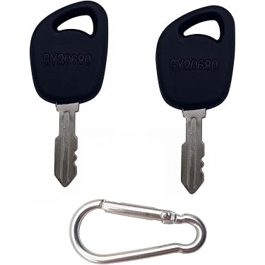 thumbnail image 2 of 3x Ignition Starter Keys – Fits Sany, Ferris, Broderson, Wacker, Vermeer, Finn 2 of 5