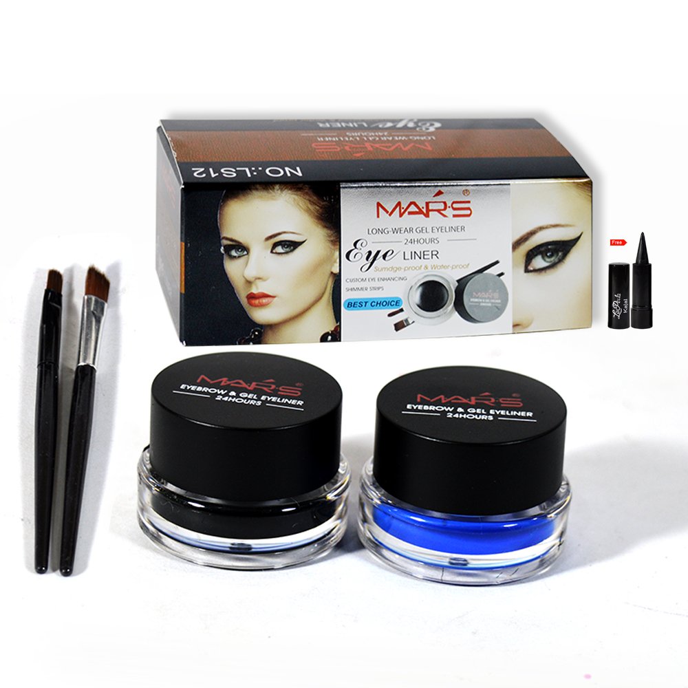 Mars Long Wear Eyebrow & Gel Eyeliner Free Kajal Rs.152 - Amazon