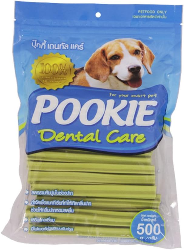 Pookie Dental Care For Dog, Chlorophyll Flavor (500 g.)