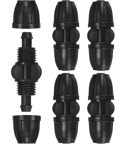 thumbnail image 2 of IMopo 21-Pack Drip Irrigation Universal Barbed Tee Fitting, Barbed Connectors For 1 2 of 14