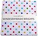 Windham BASIC BRIGHTS Precut 5-inch Charm Pack Cotton Fabric Quilting Squares Assortment Baum Polka Dots