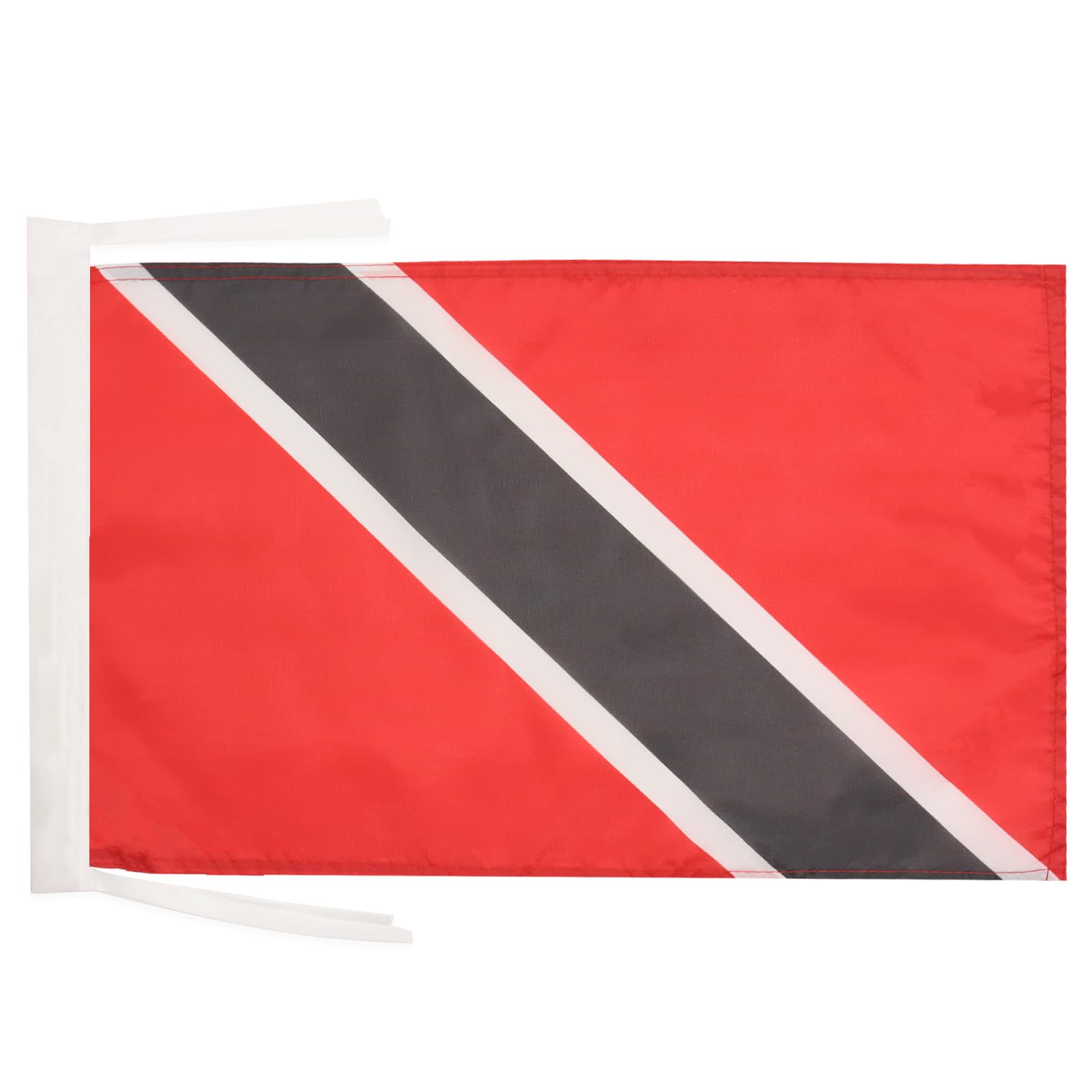 AZ FLAG - Trinidad and Tobago Flag - 18'' x 12'' - 100% Polyester Tobagonian Small Banner with Two Cords - Fade Resistant - Vivid Colors - 18x12 in - 45x30 Cm — image 1