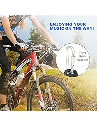 Kunodi Altavoz Bluetooth impermeable para exteriores, inalámbrico, portátil, con subwoofer, graves mejorados, micrófono integrado para deportes, piscina, playa, senderismo, camping