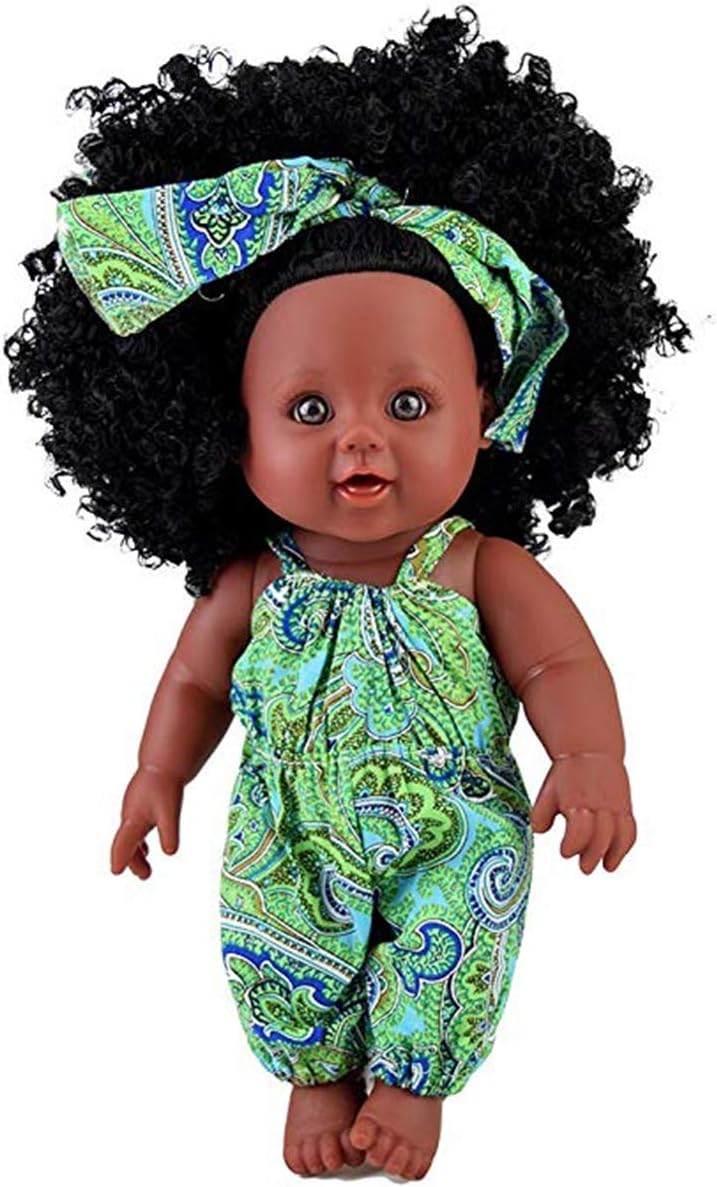 Jouet De Poupee Mignon Tout Petits Noirs Boucles Semblant Habiller Jeu De Jeu Meilleur Cadeau Danniversaire De Noel Pour Les Filles 25cm A Diadia Home Poupee Africaine Bebe Fille Noire Jeux Et Jouets Poupees Poupons Et