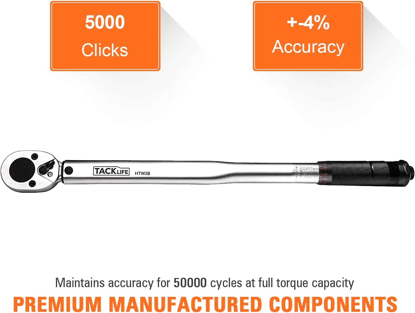 Tacklife Sws5A Professional 119 Darab Ratchet Wrench Set 1/2 "És 1/4 - Foto 3