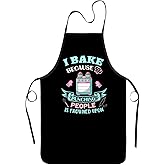 Xmeden Funny Baking Gifts, Baking Apron, Gifts for Bakers, Baking Gifts for Women, cooking aprons for women with 2 Pockets, Gifts for Mother's Day Thanksgiving Christmas