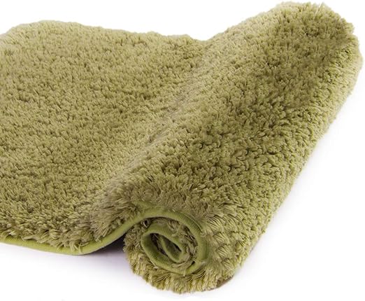 Amazon Com Walensee Large Bathroom Rug 24 X 60 Olive Green Extra Soft And Absorbent Shaggy Bathroom Mat Machine Washable Microfiber Bath Mat For Bathroom Non Slip Bath Mat Luxury Bathroom Floor Mats