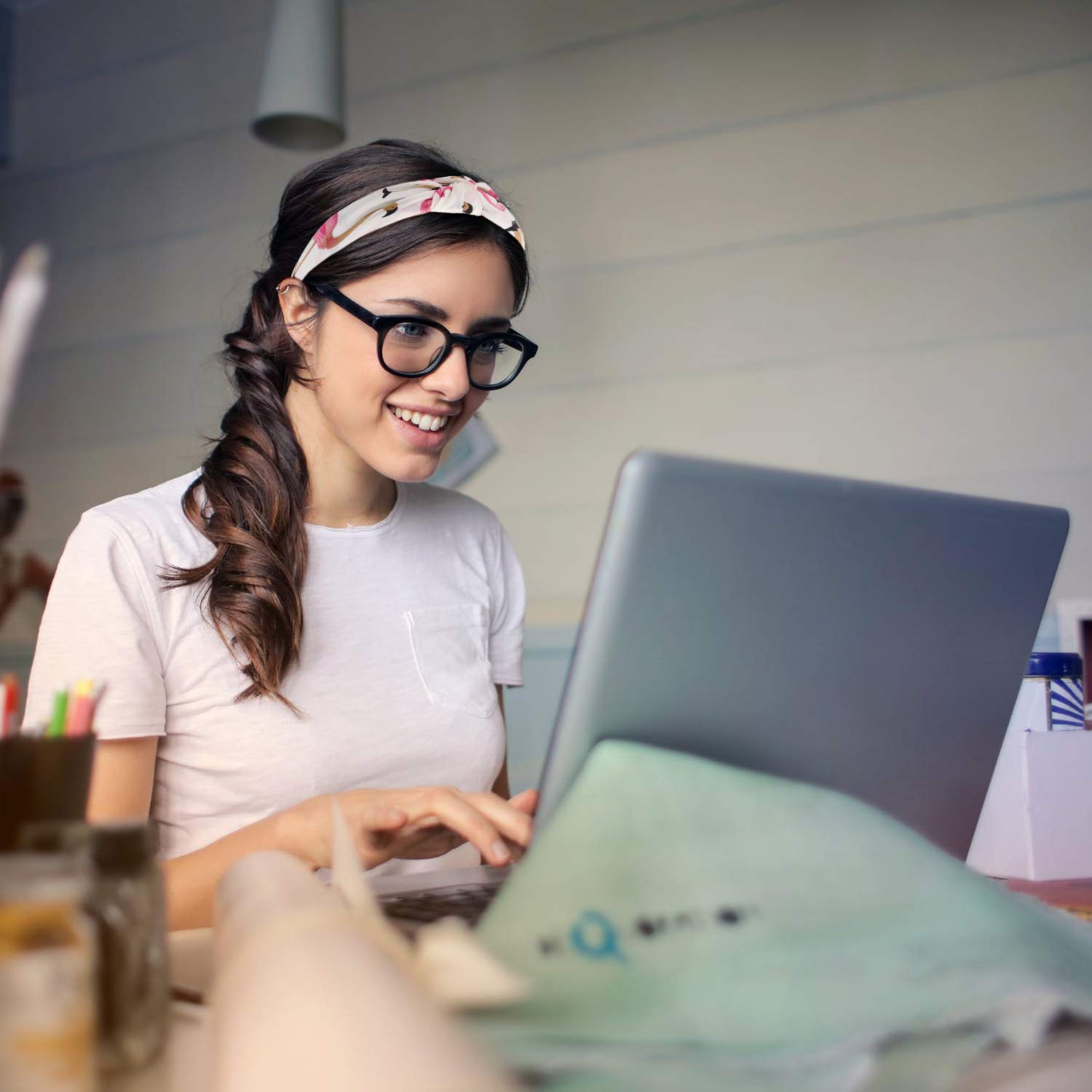 Knotted Headbands, Fascigirl 12PCS Twist Cross Knot Bowknot Cloth Hair Bands Turban Floral Print Hair Hoop for Women Girl Yoga Working