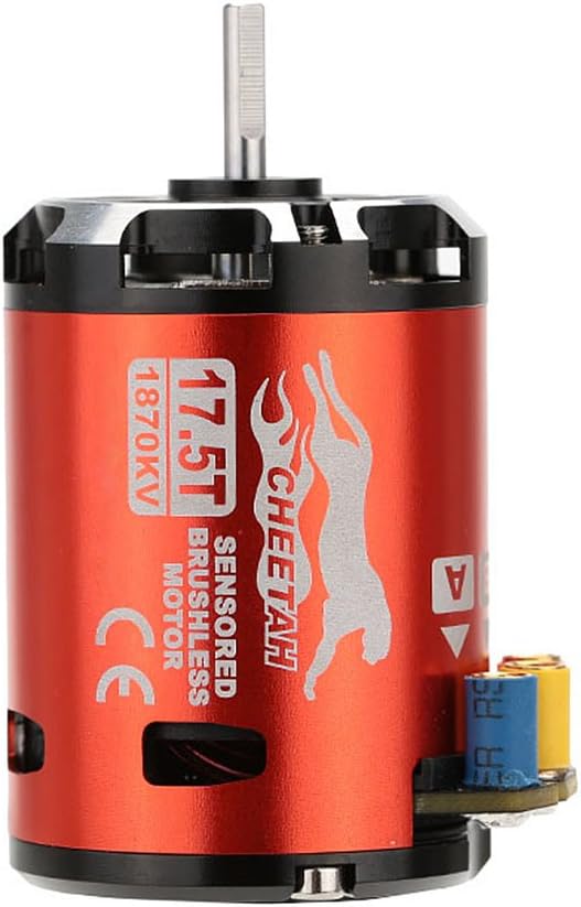 Jimi SkyRC 1870KV 17.5T 2P Sensored Brushless Motor+CS60 60A Sensored Brushless ESC+LED Program Card Combo Set for 1/10 1/12 RC Car