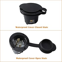 L14-30 Receptacle Generator Plug 30A Flanged Inlet