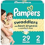 Pampers Baby Diapers - Swaddlers - Size 2, 29