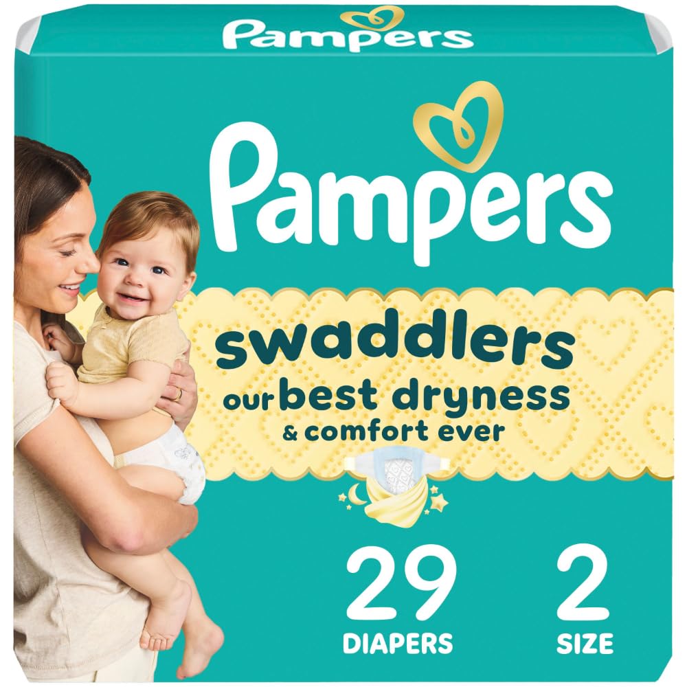 Pampers Baby Diapers - Swaddlers - Size 2, 29